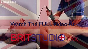 Steamy lesbian nurse oils up patient for squirting cunilingus