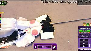 Whorblox Gets Monster Cock Facial After Big Tits Suck