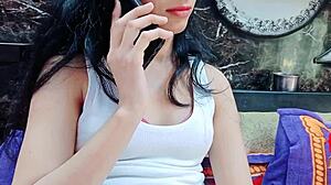 hey hubby, watch your pakistani wife moan for call boy's thick cock??