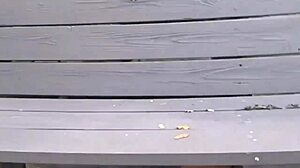 Pantyhose-clad woman indulges in smoking fetish play