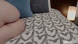 sara jay vibes her clit then dildo fucks pussy