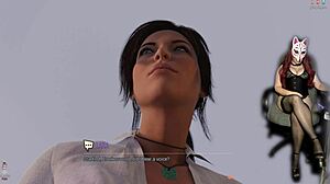 lara croft in black bikini adventures ep 17 outdoor milf cosplay tits