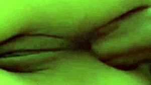 overwhelmed joy as sexy teen maid takes anal creampie during room cleanup