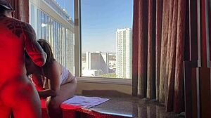 Huge BBC Slams Bent-Over Asian Big Tits. Hotel Cowgirl Ride Intensifies Nipple Fury.