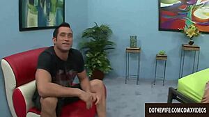 wife lexi ward plowed by fat dick as cuck watches her deepthroat and cum