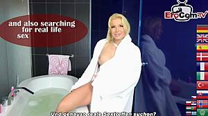 Watch skinny black African milf take monster cock anal in her petite ass!