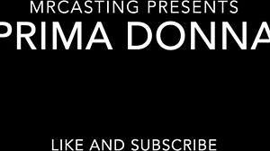Prima auditions for first huge black cock in interracial casting blowjob