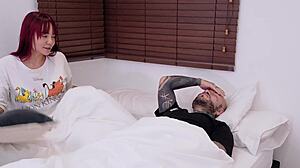 la rola's big ass nurse rides patient cock bent over hospital bed quickie