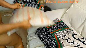 Stepmom's quickie pussy destroyed by monster big black cock second round