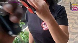 spotted wife collared with hung black bull then she fucked the whole party