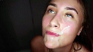 Lil Phillips squirts pussy hard while taking rough anal domination and facefuck!