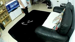 i begged for punishment as bad cleaning lady spanked cum face