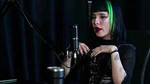 carol rhcp in sheer red skips free show for famous guy, dives into hard sex craving gangbang