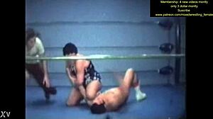 mixed nude wrestling action gets wild and sweaty 😏💪🔥