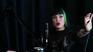 carol rhcp in sheer red skips free show for famous guy, dives into hard sex craving gangbang