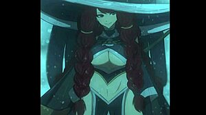 Irene Belserion Gangbanged and Bukkake Humiliated by Blue Asari Cocks!