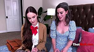 Whoa hazel moore and nicole lick pussies in scandalous strapon jam! 🔥👅