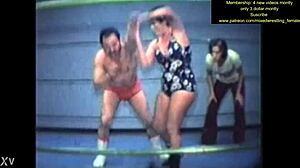 mixed nude wrestling action gets wild and sweaty 😏💪🔥
