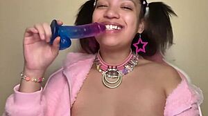 hey dude my ahegao stepdaughter practices deepthroating daddy's cock so good