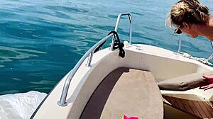 omg summer heat got me washing this boat in my sexy thong bikini feeling so hot...
