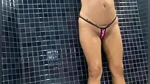 me and my blonde friend tease photographer to pay with pool fun