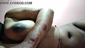 check out this homemade clip where i show off my girlfriend's huge natural desi boobs