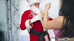 Kylie Quinn in santa costume bent over fucked hard by boyfriend you wish?