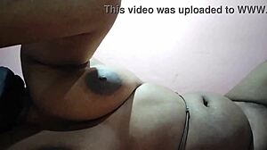 check out this homemade clip where i show off my girlfriend's huge natural desi boobs