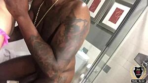 Blonde Rims Huge BBC Then Gags Deep on Rome Major!