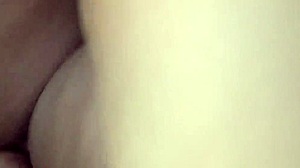 Wife moans bent over doggy by lover's huge black cock while hubby waits home