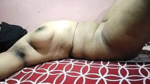check out this homemade clip where i show off my girlfriend's huge natural desi boobs