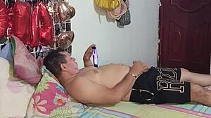 stepmom caught me jerking off n i ended up balls deep in her fat ass!!