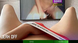 babe's tryin super hard not to cum in this clit jerkin pov challenge game 😩💦🔥