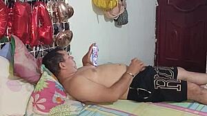 stepmom caught me jerking off n i ended up balls deep in her fat ass!!