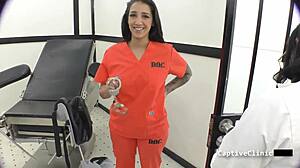 Welcome to Rikers - Stefania Mafra's Latex Humiliation in Heels