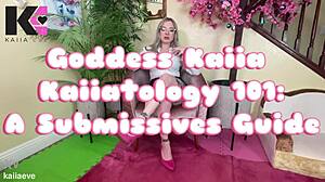 goddess kaiia in heels and stockings dominates submissive pov