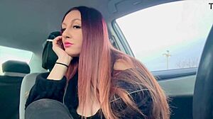 Artemisia Love's Sultry Italian Smoke Session Turns Heads Outdoors