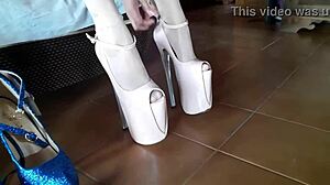 Patent Leather High Heels Pantyhose Milf Fetish