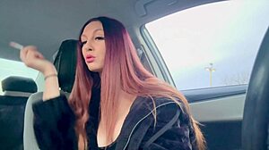 Artemisia Love's Sultry Italian Smoke Session Turns Heads Outdoors