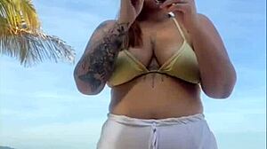 I Didn't Notice These Shorts Marking My Big Pussy