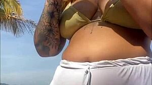 I Didn't Notice These Shorts Marking My Big Pussy