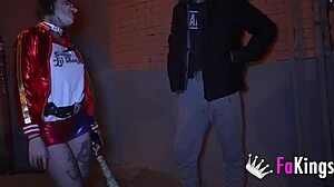 lady medusa's nasty harley quinn hunts your monster cock outdoors quickie?