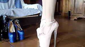 Patent Leather High Heels Pantyhose Milf Fetish