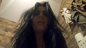 you're getting close up hairy pussy pissing view now. wet stream flows in teasing detail