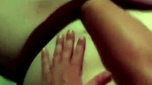 hot mom masturbates stepson joins fucks her pussy cums inside