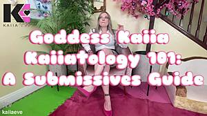 goddess kaiia in heels and stockings dominates submissive pov