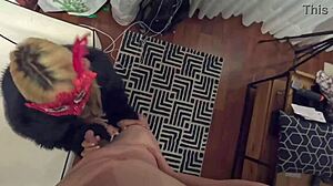 hey babe, watch elenaxxx suck cock on couch then missionary fuck on bed pov