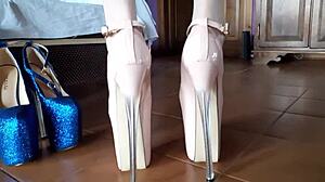 Patent Leather High Heels Pantyhose Milf Fetish