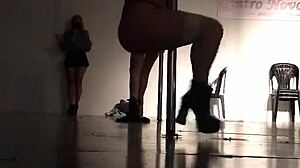 argentine doctorita strips and pole dances ripping patient clothes in hospital