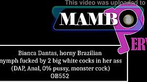 Bianca Dantas Fucked Hard by Two Monster Cocks in Ass DAP!